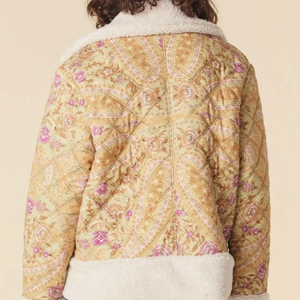 NWT Spell & the Gypsy x Free People Belladonna Reversable Sherpa Jacket Size XL - Picture 3 of 8